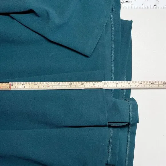 Jenny Yoo Petra Halter Neck Open Back Dress Teal Plus Size 24 Formal Caspian Sea - Picture 11 of 13